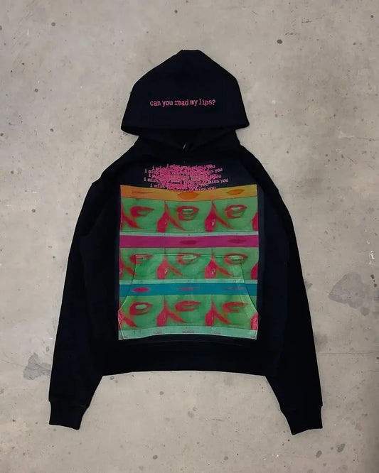 Can You Read My Lips Hoodie